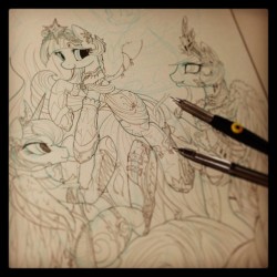 Big thing is coming! #pony #twilightsparkle #princessluna #princesscelestia #mlp