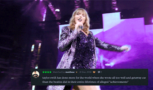 The Reputation Stadium Tour + Letterboxd Reviews (insp.)