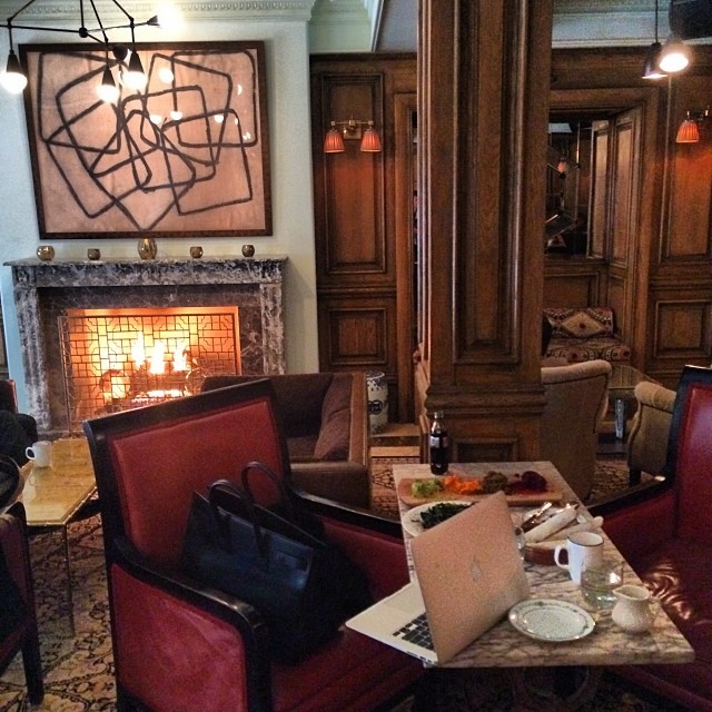 Today’s office. Yum! (at The Marlton Hotel)