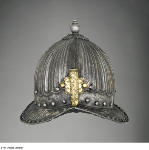 Pikeman’s morion, Flanders or France, circa 1630.from The Wallace Collection