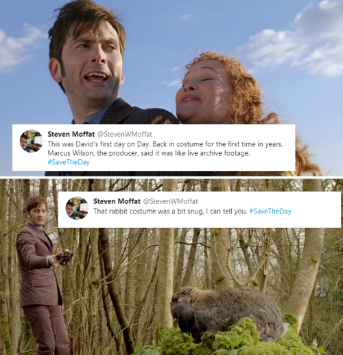 intuitive-revelations: Some highlights of Steven Moffat’s Twitter commentary for the Day of th