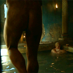 nakedwarriors:  Nikolaj Coster-Waldau + Gwendoline Christie ~ Game of Thrones (S03E05) 
