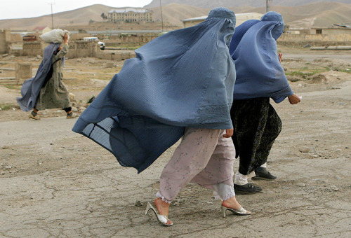 Farzana Wahidy&rsquo;s series on the Burqa. 