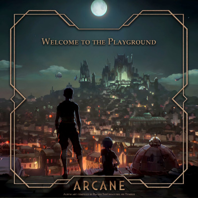 itsherohmygod:Arcane Album Covers :)redbubble link