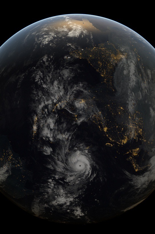 infinite-paradox:  Typhoon Haiyan | by EUMETSAT. 