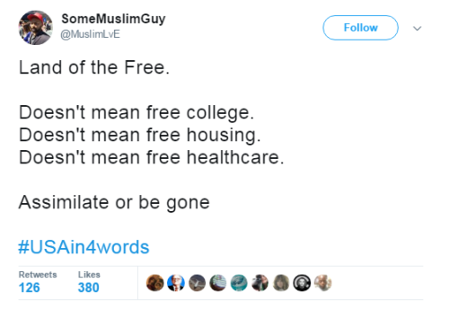 the-real-eye-to-see: USA in 4 words Please Help Me. No.