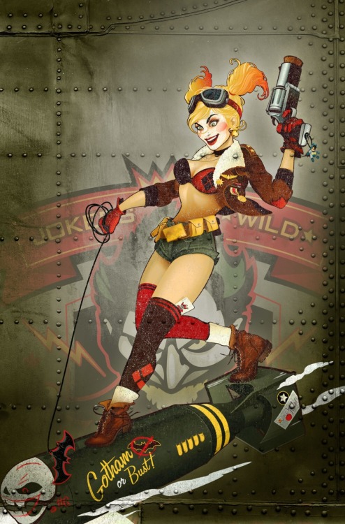 vanessa791:  Pin-Up Superheroines Take Over DC Comic Covers This June Artist Ant Luscia’s popular pin-up inspired “DC Bombshells” are being featured with their own run of comic book covers. The women of DC will be featured as variant covers for