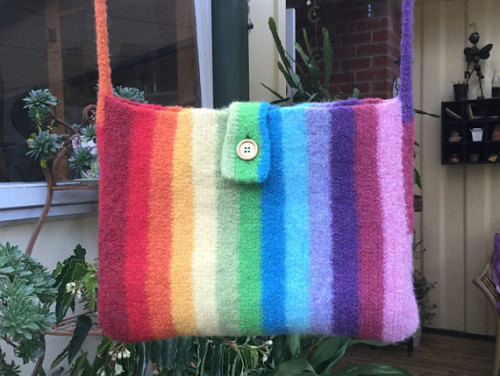 Rainbow Bag //ChuckleberrysGarden