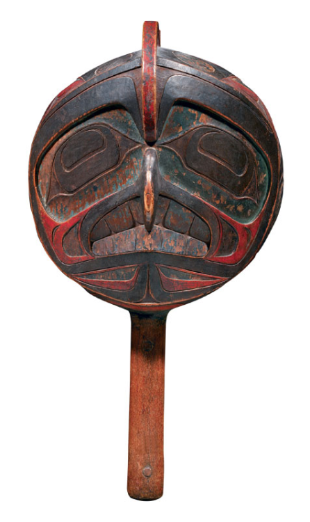 Shaman’s Rattle, HaidaHaida Gwaii, British Columbiaca. 1820–40wood, pigmentsvia: DONALD ELLIS GALLER