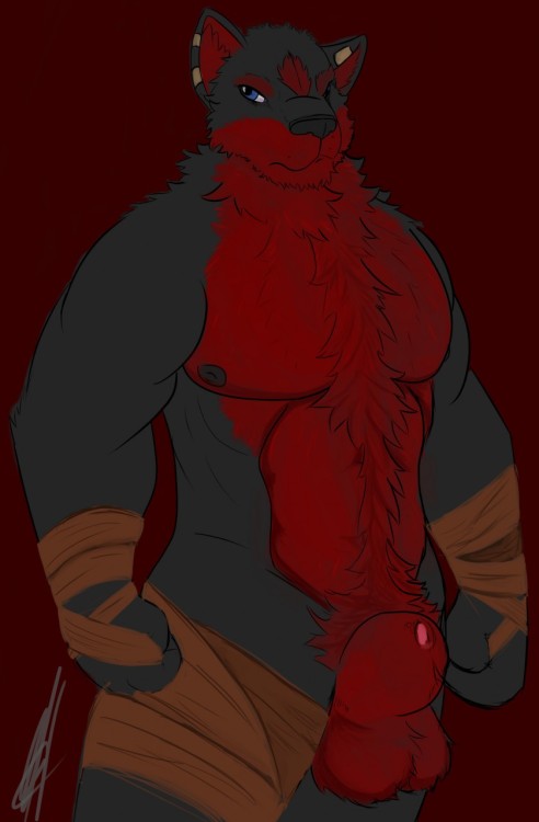 werewolf001:  Art by: Gulid