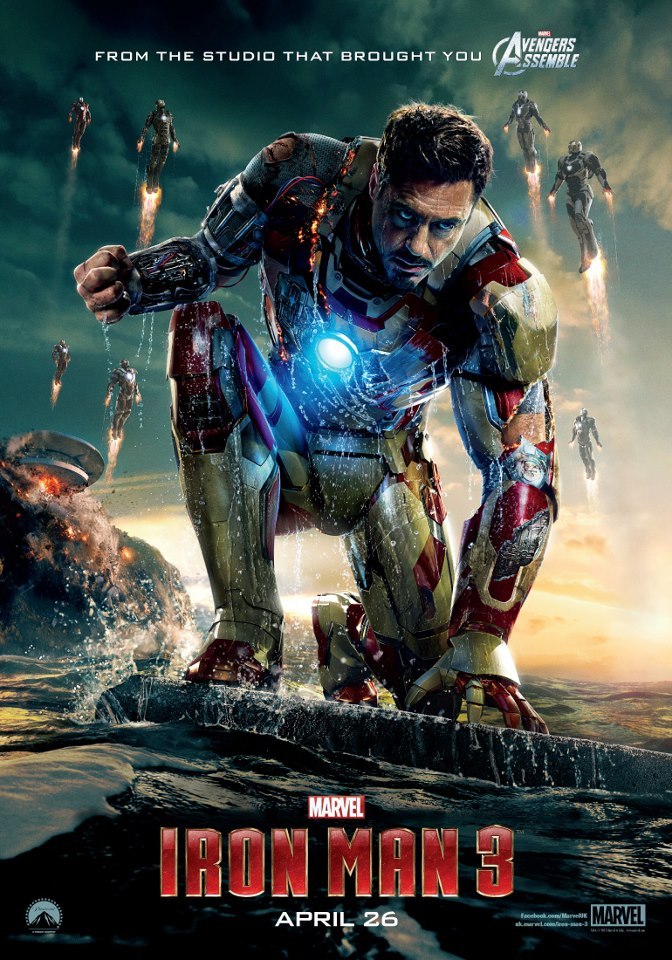 robertdowneyjrsbitch:  Official Iron Man 3 international poster. 