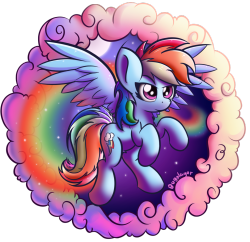 projectrobert:  midnight-blitzz:  Rainbows everywhere! xP  ^w^  &lt;3