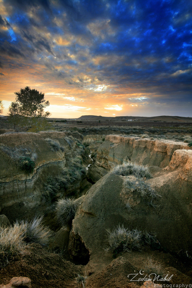 lvndscvpes:   Ras El Aioun, Algeria Sunset Over The Canyon (by zedamnabil) 