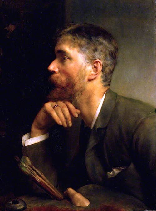 bloghqualls:  Artist: Sir Lawrence Alma-Tadema (1836-1912)Portrait of artist Sir Ernest Albert Waterlow, RA, 1889Royal Academy of Arts (Burlington House), London UK