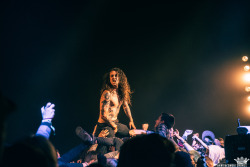 cardinalsmedia:  Lee Spielman crowdsurfing