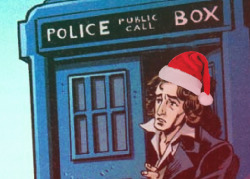 softclassicwho:  Eight is ready for Christmas,