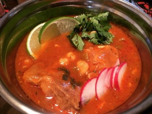 Home made posole #posole #soup #mexicanfood #foodporn #lime #tasty #cooking