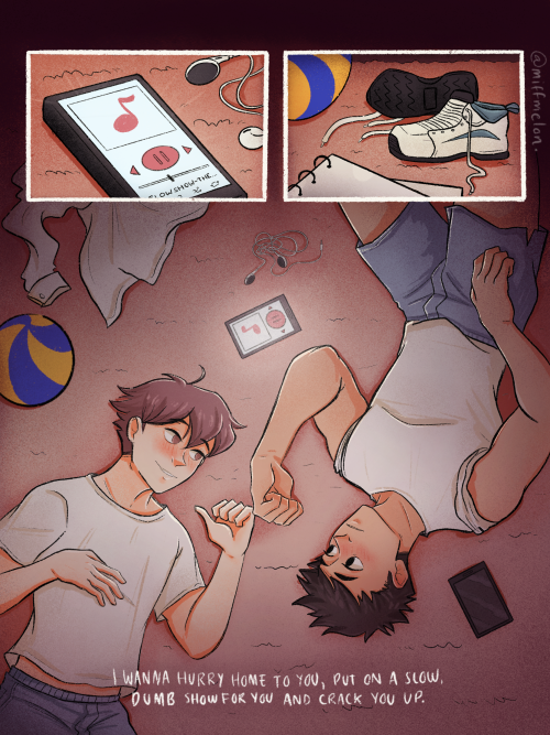 HQ Ships x Songs: Iwaoi - Slow Show by the National.