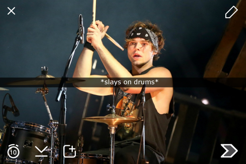 trickorclifford:  Ashton Irwin; a summary- adult photos