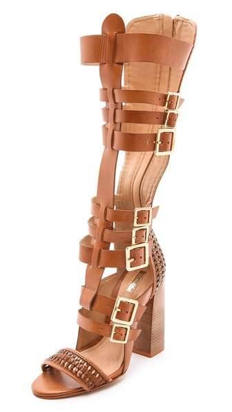 High Heels Blog Yvone Tall Gladiator Sandals via Tumblr