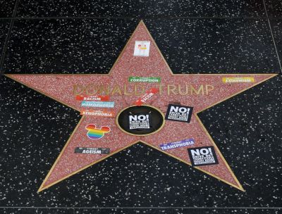 la-vie-en-lys:brunhiddensmusings:injuries-in-dust:black-geek-supremacy:i-stay-armed:mirrormirror2:Beautiful Street Art in Hollywood. Walk of shame. By the way …..FUCK DONALD TRUMP! I wonder the price of replacement of the star.Remember when people