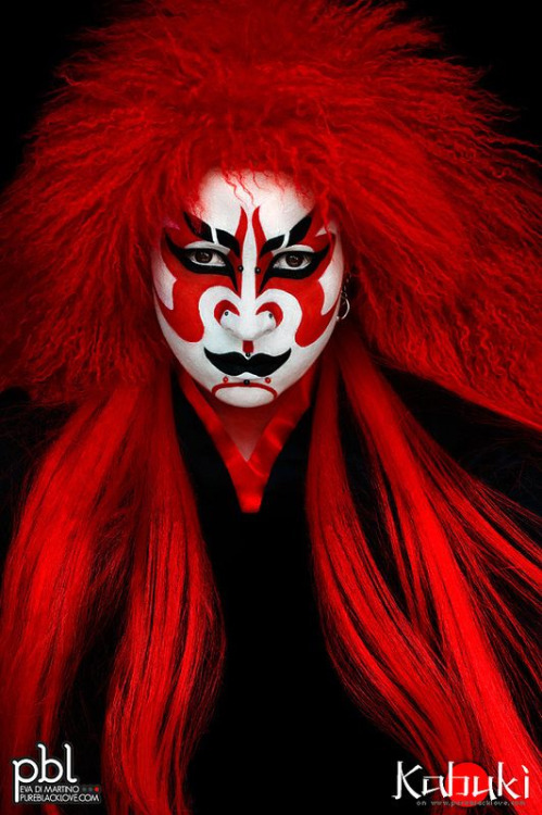 thekimonogallery:Kabuki Theatre Promo (2012). Kabuki is a classical Japanese dance-drama. Kabuki the