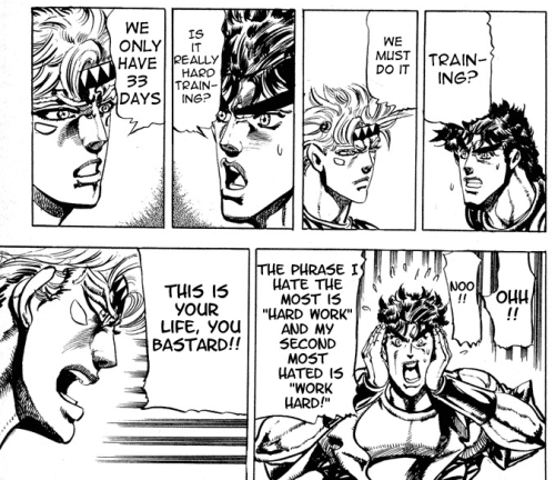 beamkatanachronicles: caesar yells at joseph for an entire chapter: the photoset