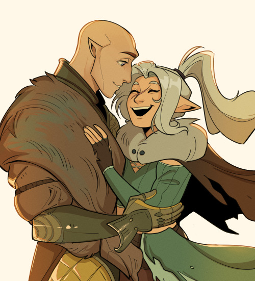 Solavellan commission for @theelibugs , thank you so much again for your support ^^
