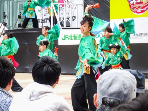 I’m so happy I got to participate in the 25th Yosakoi Soran festival, which is really one of my favo