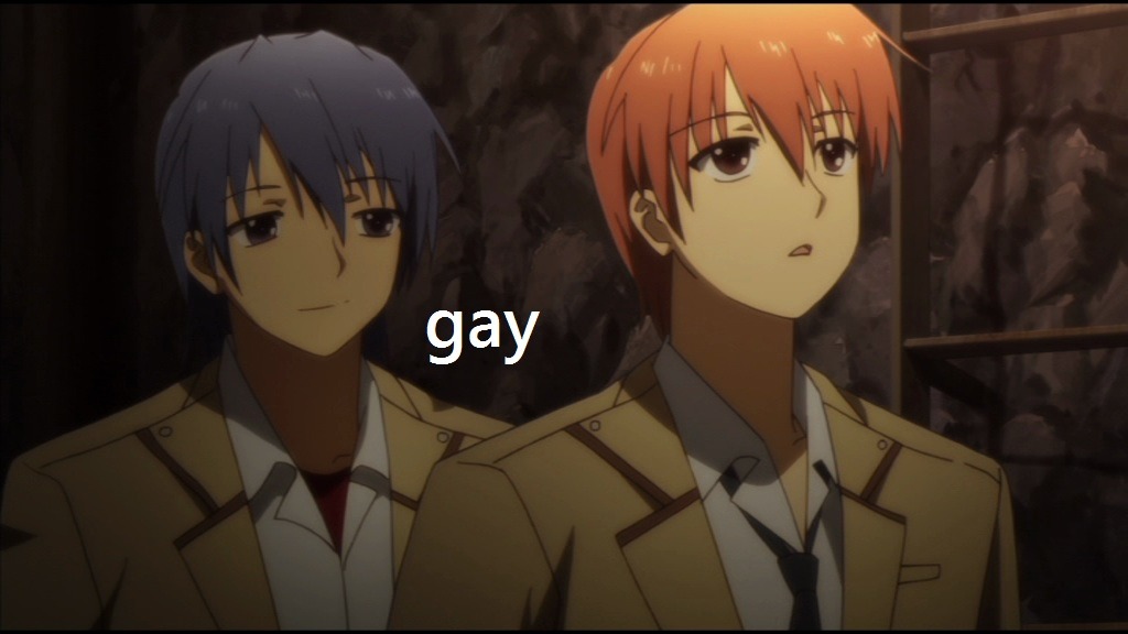 anime-danime:  otonashi and hinata i love you wait all the other characters too Aagh,