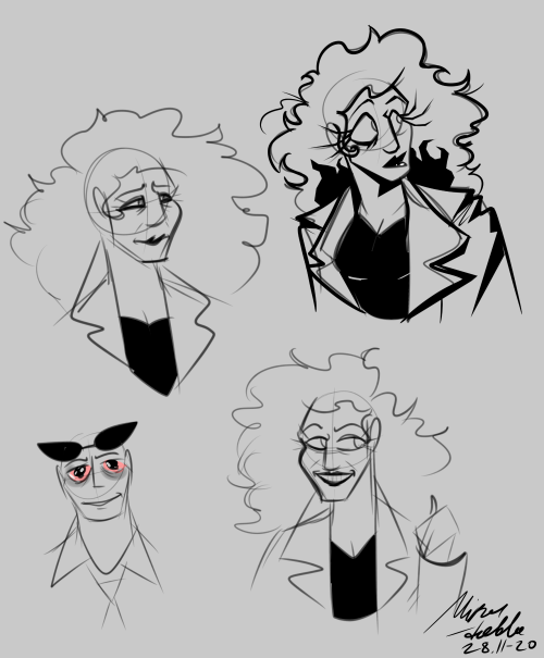 mipa-doodle:I should start posting my ocs here again. Heres a comp of random pieces i drew from last