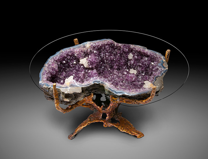 nijikodesigns:  Custom geode tables by Lawrence Stoller CrystalWorks http://shop.lawrencestoller.com/Custom-Geode-Tables-c19/