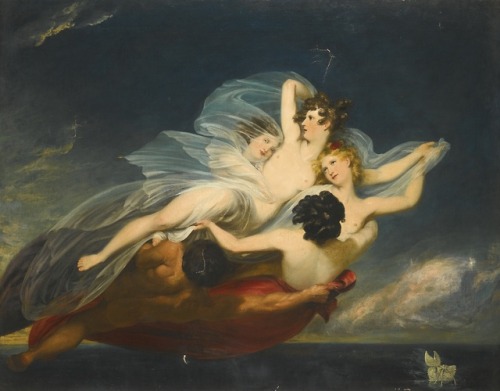 hildegardavon:Henry Howard, 1769-1847Hylas carried off by Nymphs, n/d, oil on canvas, 112,4x143,5 cm