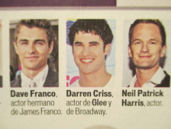 la-fiammetta:  OMG DARREN WAS INCLUDED ON A LIST OF OPENLY GAY ACTORS IN A MEXICAN MAGAZINE IM SCREAMING SO LOUD 