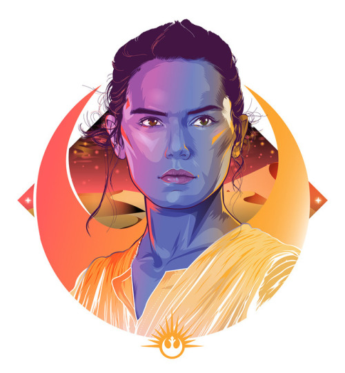 Star Wars: The Force Awakens portraits by Cryssy Cheung
