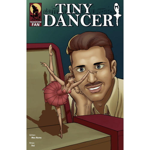 Tiny Dancer coverTransform Fan will cover all kinds of transformation - including inanimate. With that in mind, here’s the cover art for “Tiny Dancer,” hitting the site later this year.We launch in 8 days! Stay tuned! :) #transformation#magic#inanimate transformation#inanimate tf#doll transformation#doll size#shrinking#shrinking woman