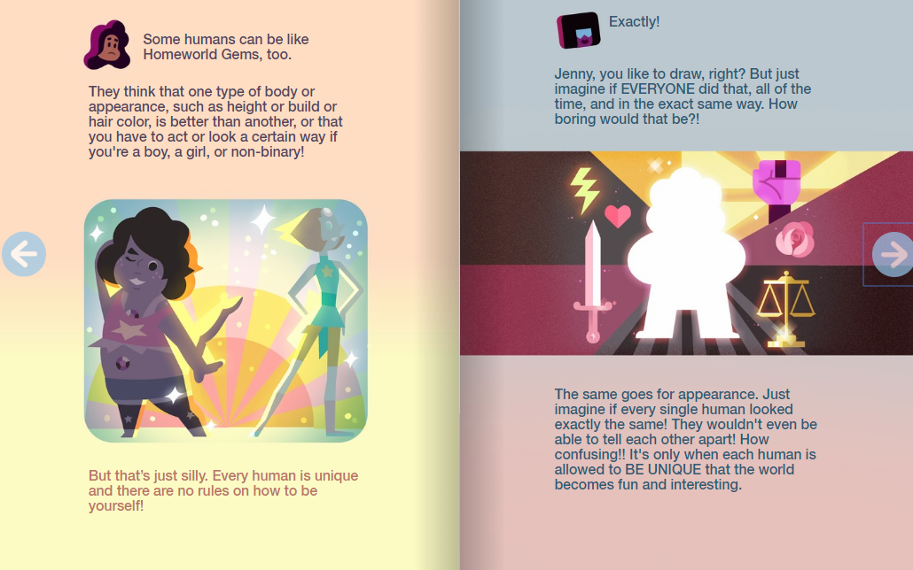 passionpeachy:there’s a new dove self-esteem project x steven universe e-book that