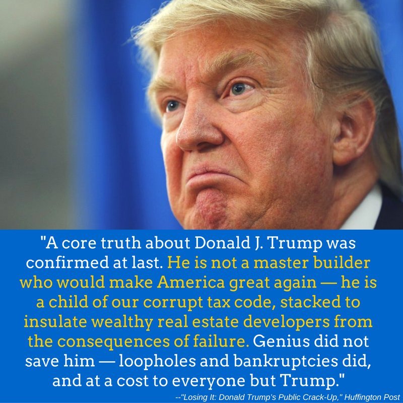 liberalsarecool:  gaymanintexas:  Donald J. Trump is a loser.  Trump inherited his