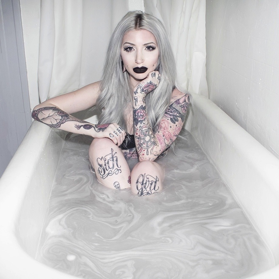 morganjoycexo:  Will it wash away this jet black feeling?Photo by Mallory Turner