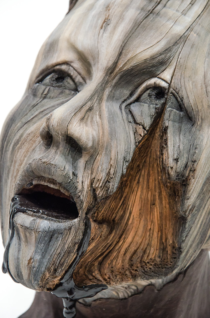 crossconnectmag:   Ceramic Sculptures That Look Like Wood by Christopher David White 