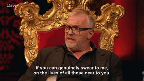 taskmastercaps: [ID: Four screencaps from Taskmaster. Greg Davies says to Phil Wang, “Alright, I’ll 