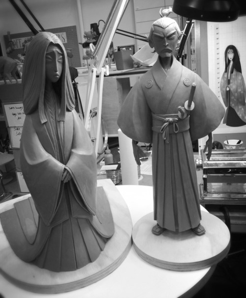 Kent Melton’s incredible maquettes of my designs.