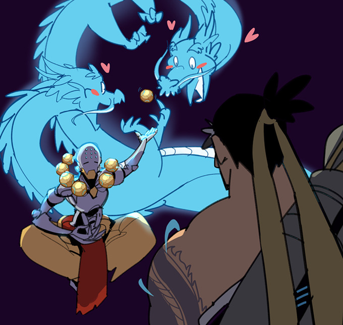 pydiyudie:    Two Dragons Playing With A Pearl   