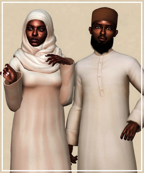 ☪️ PRAYER CLOTHING ☪️ Hi everyone! Happy Passover, Easter, and Ramadan! I finally finished my muslim