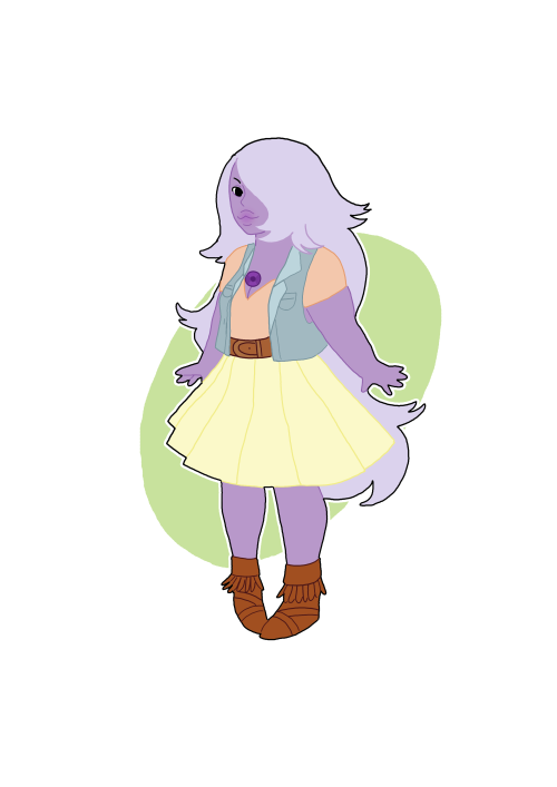 ifyoureinhollandgodutch:  Amethyst, Garnet and Pearl in everyday clothes. ~ 