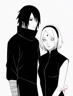 doritosluv:  There was a lot of mix reactions from my previous naruhina and sasusaku art post but regardless thank you so much for all the likes and reblogs, much appreciated. Here’s a regular SasuSaku art for y’all! ENJOY ^^Disclaimer Masashi Kishimoto