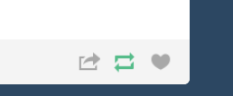 ouendanl:  littlebatterwitch:  The reblog symbol is teal now teal   