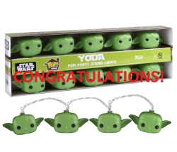 Pops yoda lights! Pretty Sweet!  I was just