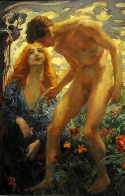 Narcissus - Ludwig von Hofmann 1900