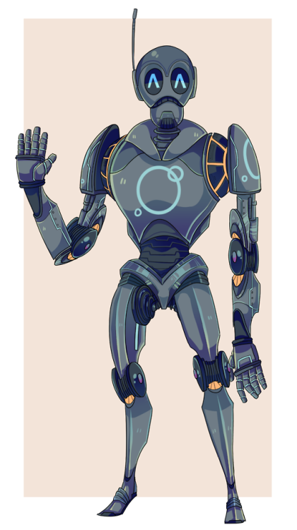 emilianmodemedia:flavoracle:akira-naga:cilvia-art:Commission for @akira-nagaA cool robot dude! MY BL